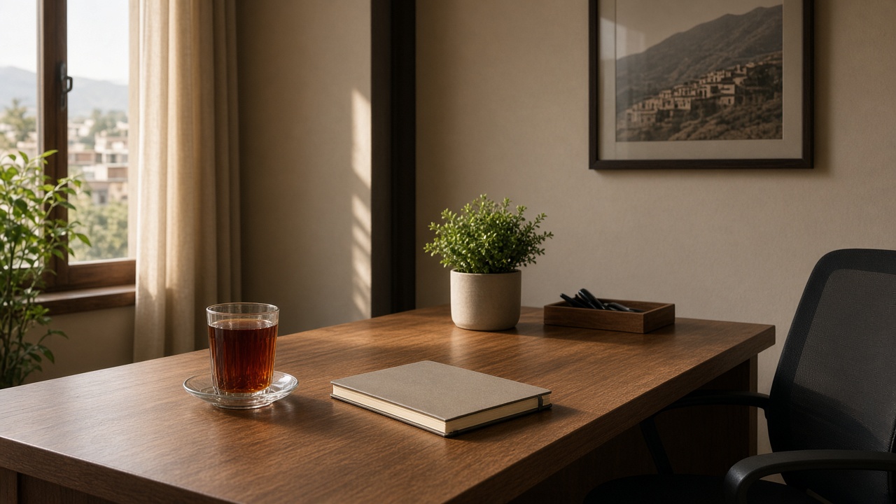 میز مشاوره دفتر ماندگار